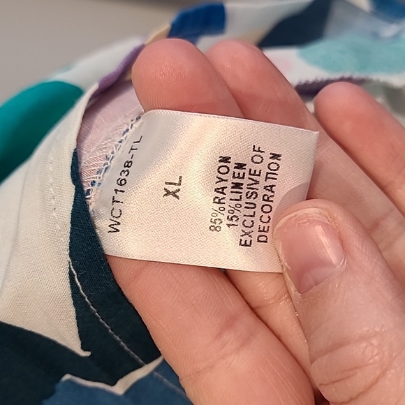 THML Multicolor Abstract Print Top - Picture 5 of 6